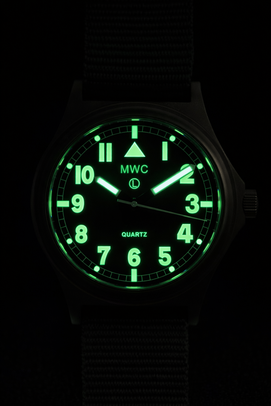 MWC G10 100m / 330ft Water resistant Stainless Steel Military Watch with Sapphire Crystal - NATO Stock Number: NSN 6645-99-472-3228
