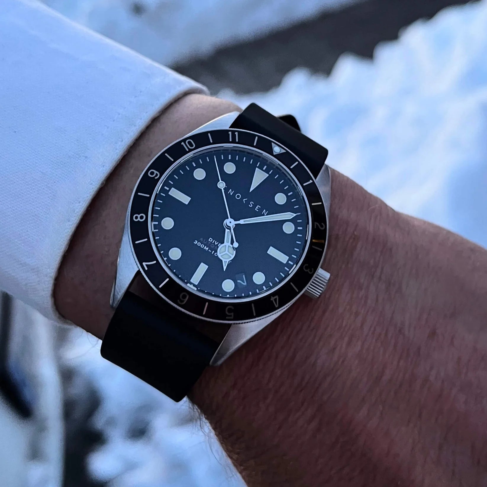 Enoksen Automatic Dive Watch - Black Dial Edition ◇ 39mm