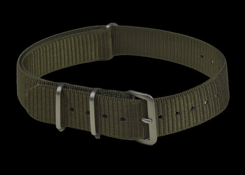 18mm US Pattern "Khaki" Military Watch Strap
