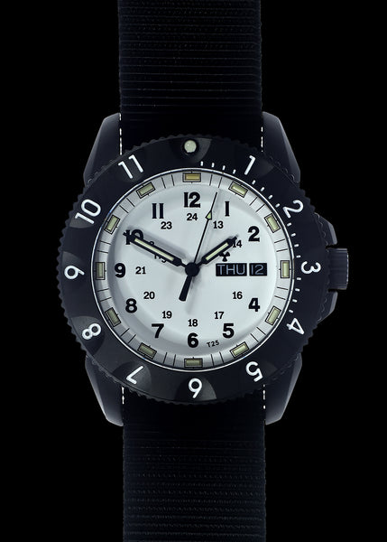 MWC P656 2025 Model PVD Tactical Series Watch with Day/Date, GTLS Tritium and Sapphire Crystal