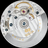 Aeschbach WW2 Pattern Germany Luftwaffe / Reichsluftfahrtministerium (RLM) Pilots Watch with an Automatic Swiss 31 Jewel Sellita SW260 Movement and a Domed Vintage Box Sapphire Crystal