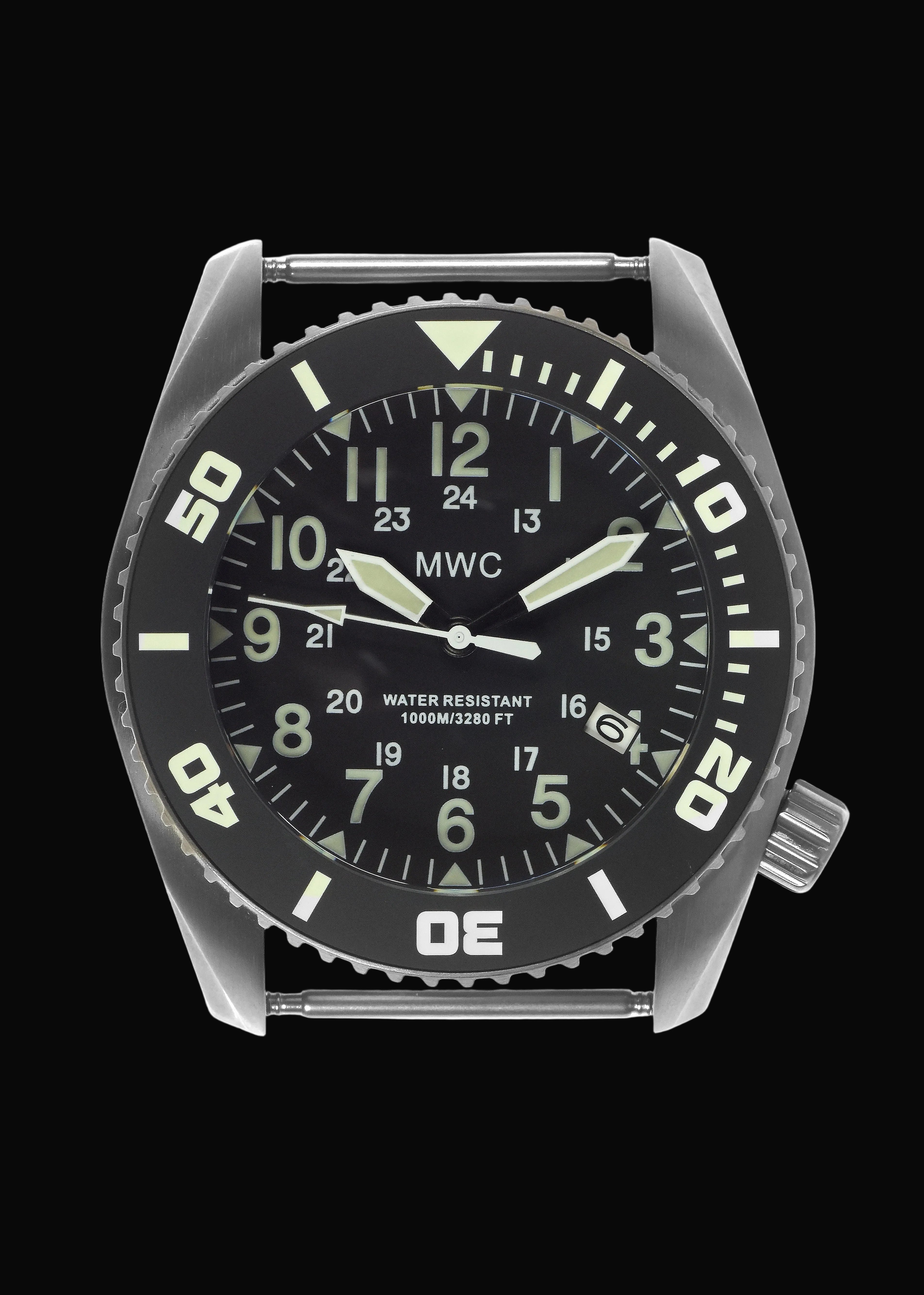 MWC "Depthmaster" 100atm / 3,280ft / 1000m Water Resistant Military Divers Watch in a Titanium Case with a Helium Escape Valve (Automatic)