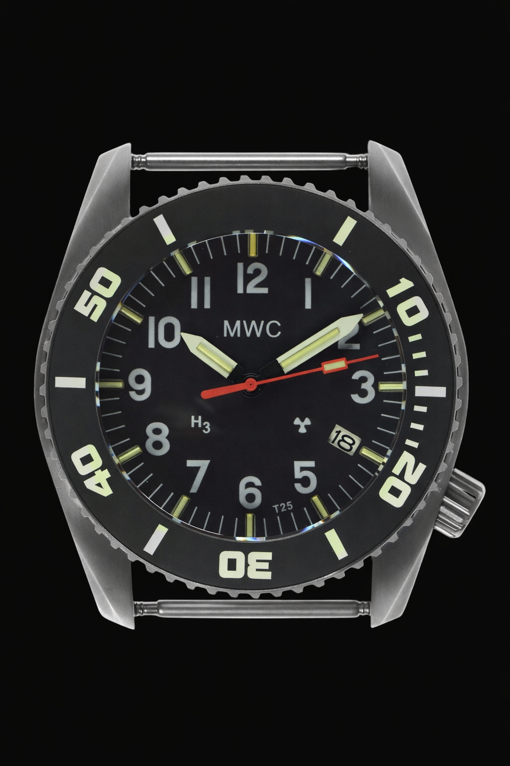 MWC "Depthmaster" 100atm / 3,280ft / 1000m Water Resistant Military Divers Watch in a Titanium Case with GTLS and Helium Valve (Automatic)