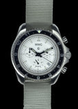 MWC NATO Pattern Stainless Steel Military Pilots Chronograph with Sapphire Crystal - 12 Hour GMT Bezel