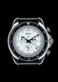 MWC NATO Pattern Stainless Steel Military Pilots Chronograph with Sapphire Crystal - 12 Hour GMT Bezel