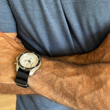 MWC NATO Pattern Stainless Steel Military Pilots Chronograph with Sapphire Crystal