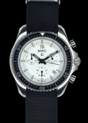 MWC NATO Pattern Stainless Steel Military Pilots Chronograph with Sapphire Crystal