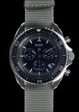 MWC NATO Pattern Stainless Steel Military Pilots Chronograph with Sapphire Crystal