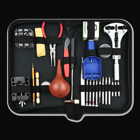 Professional Watch Repair Kit with an Extensive Range of Tools as Pictured