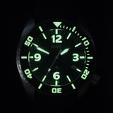 MWC "Depthmaster" 100atm / 3,280ft / 1000m Water Resistant Military Divers Watch in Stainless Steel Case with Helium Valve (Quartz)