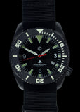 MWC "Depthmaster" 100atm / 3,280ft / 1000m Water Resistant Military Divers Watch in PVD Stainless Steel Case with Helium Valve (Quartz)