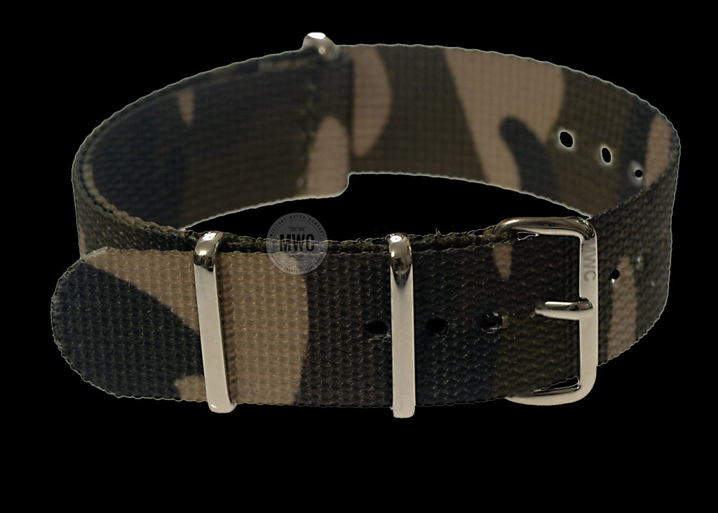 20mm Multirole Camouflage NATO Military Watch Strap