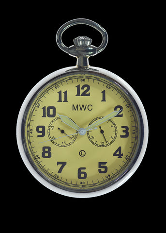 General Service Military Pocket Watch (Hybrid Movement with Cream Dial)